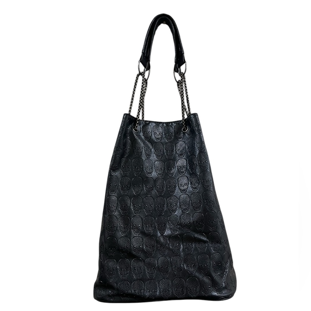 Skull hobo Black Tote Bag
